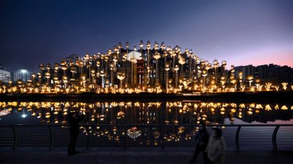 Heatherwick's 1,000 Trees in Shanghai
