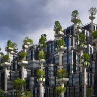 Trees planted on Shanghai shopping centre