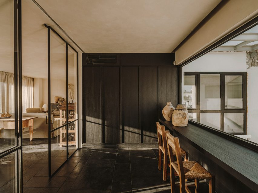 Studio Andrew Trotter design event space and penthouse inside Athens' 10AM Lofts