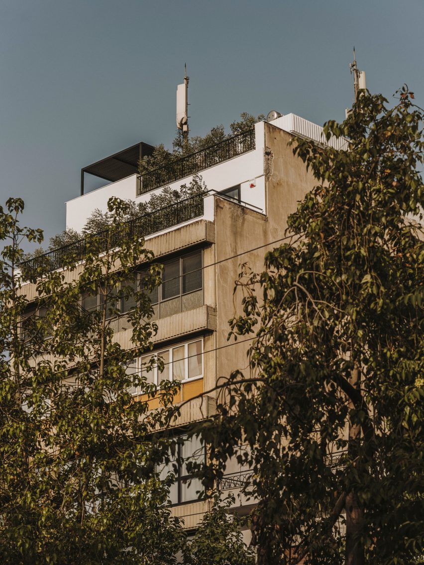 Studio Andrew Trotter design event space and penthouse inside Athens' 10AM Lofts