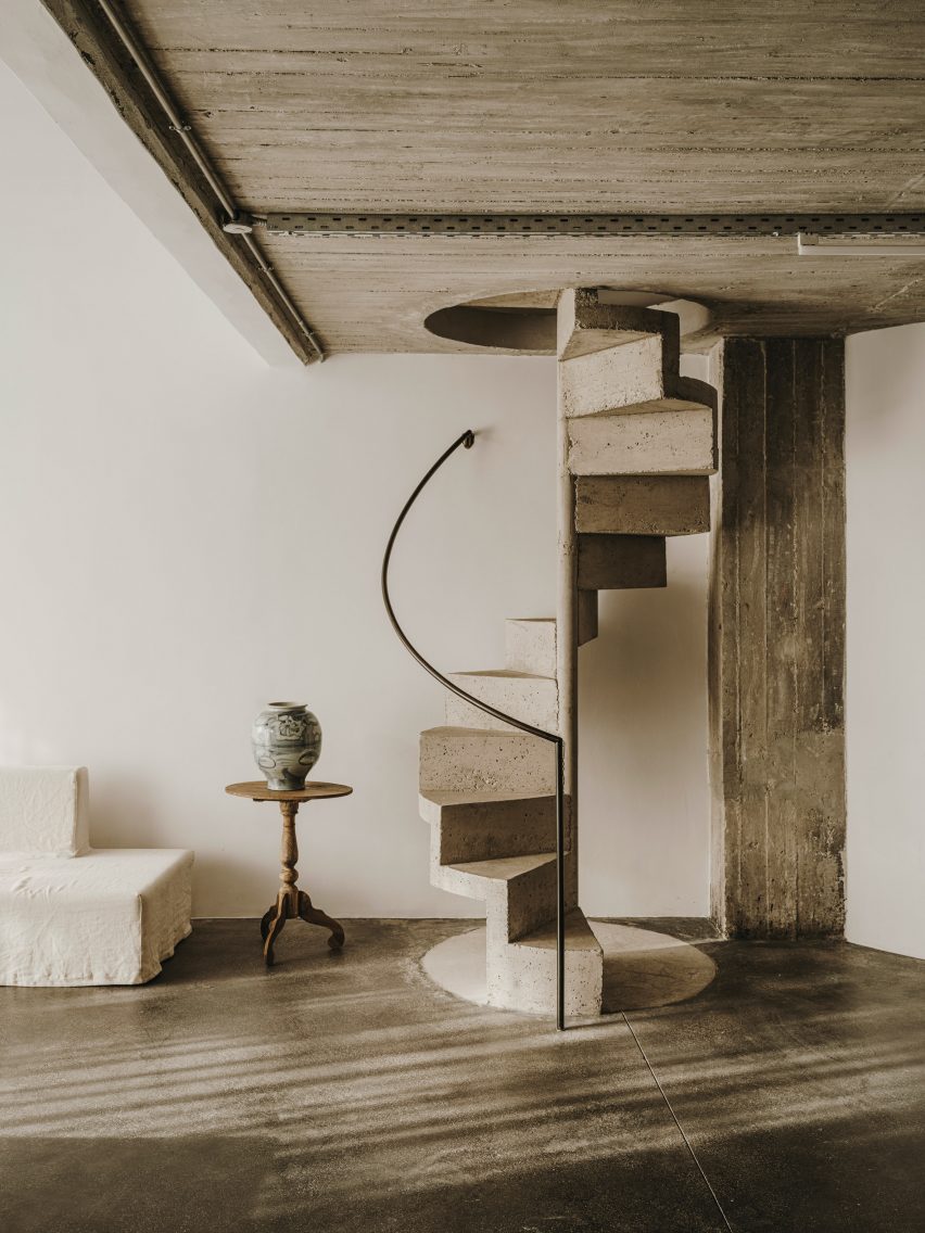 Studio Andrew Trotter design event space and penthouse inside Athens' 10AM Lofts