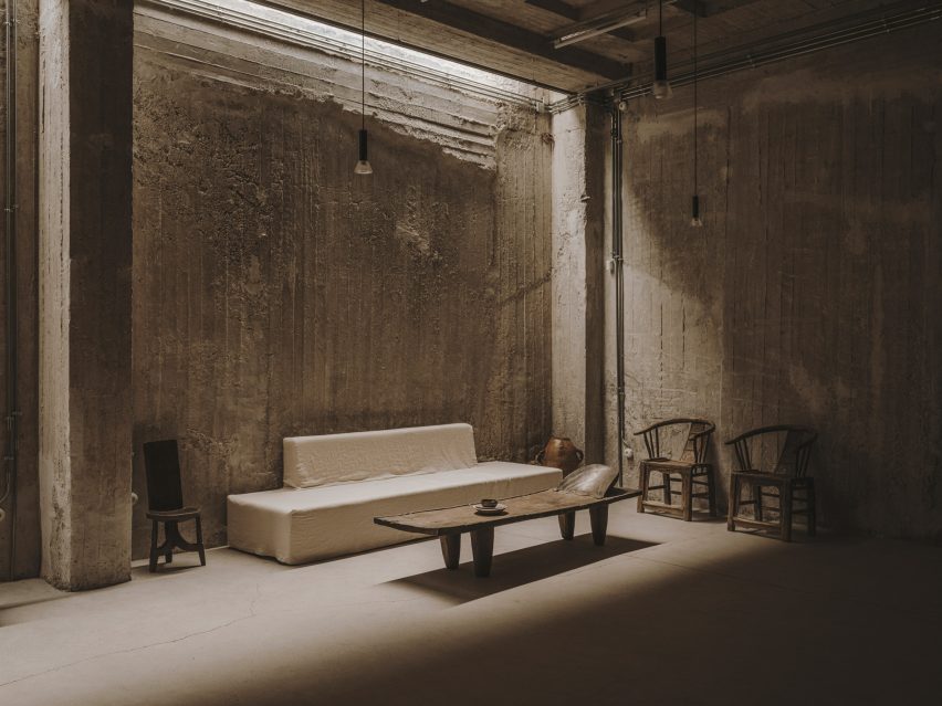 Studio Andrew Trotter design event space and penthouse inside Athens' 10AM Lofts