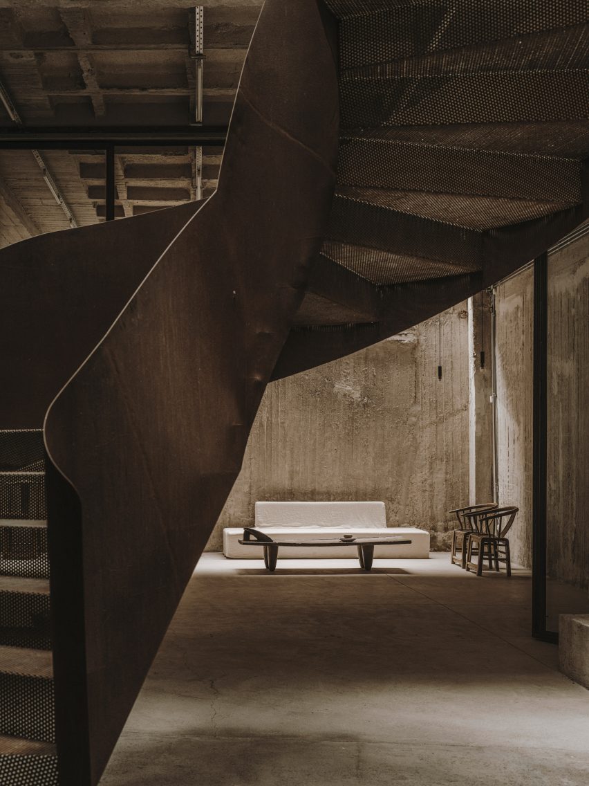 Studio Andrew Trotter design event space and penthouse inside Athens' 10AM Lofts