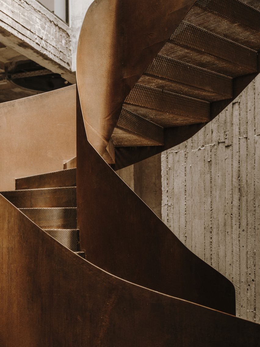 Studio Andrew Trotter design event space and penthouse inside Athens' 10AM Lofts