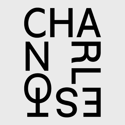 A photograph of the Charleston logo