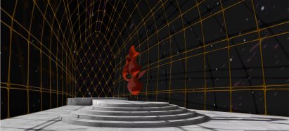 A visualisation of grid-likes space located in the universe