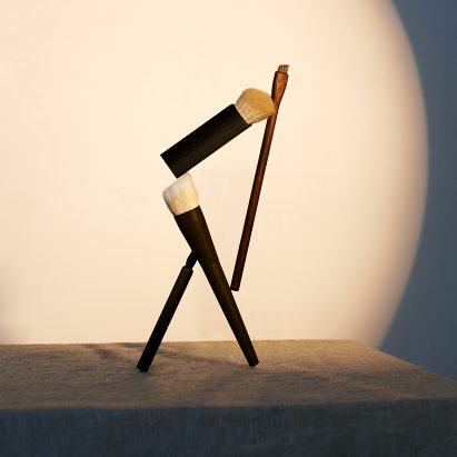 A photograph of some of Shaquoda's makeup brushes