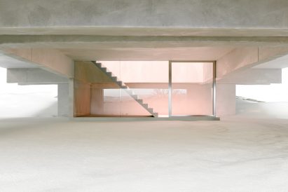 Concrete staircase