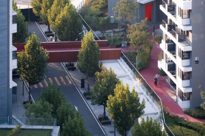 Greenery in Baiziwan housing complex
