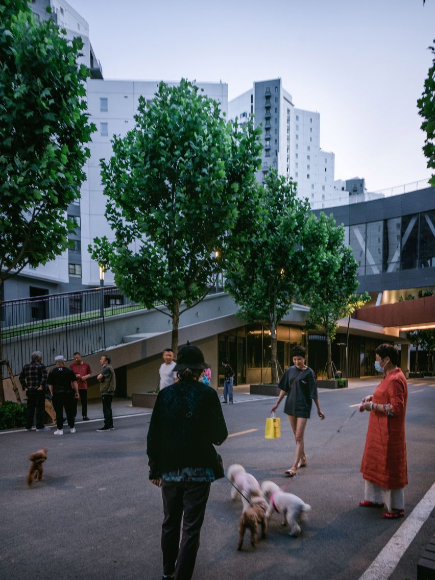 Tenants in Baiziwan apartments