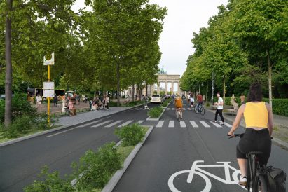 Visuals of car-free Berlin