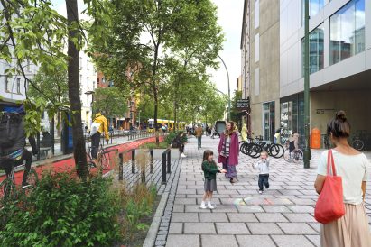 Visuals of car-free Berlin