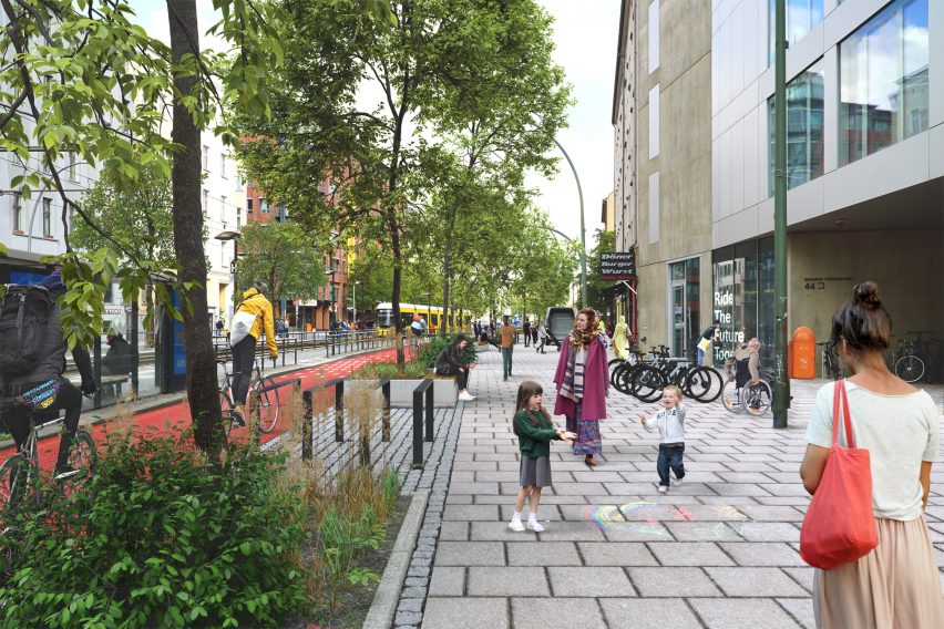 Visuals of car-free Berlin