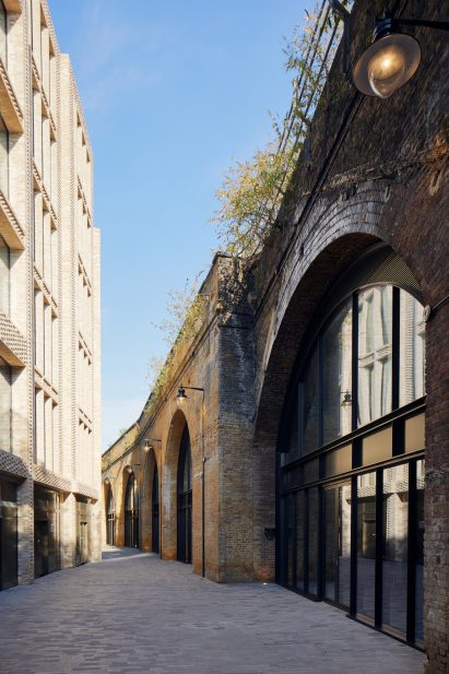 Brick buildings at London's Borough Yards