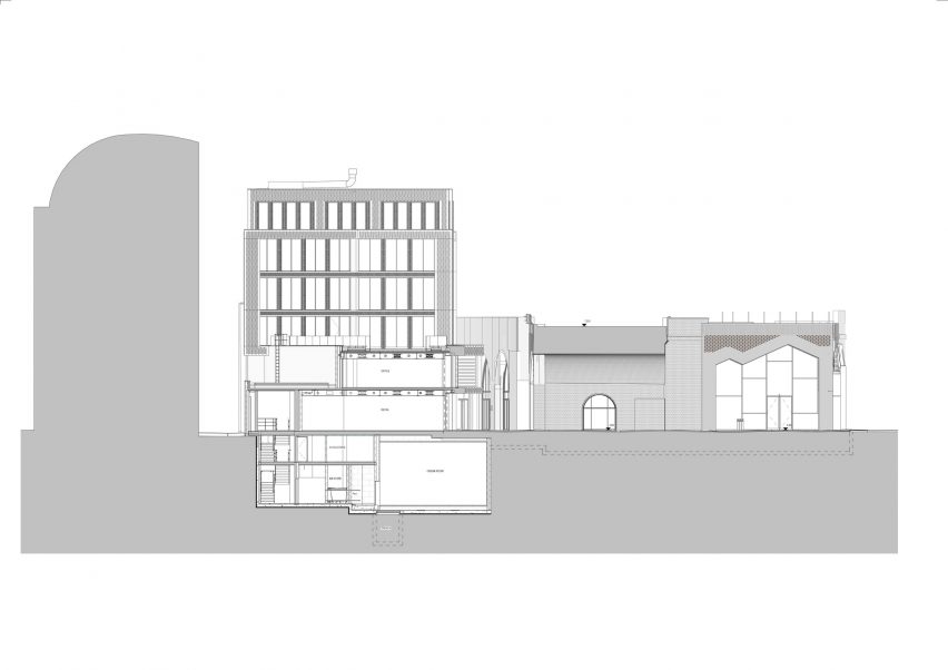 Section of London's Borough Yards by SPPARC