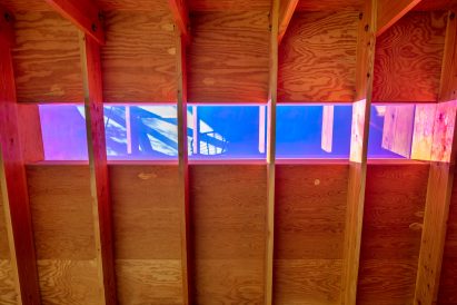 Dichroic glass skylight