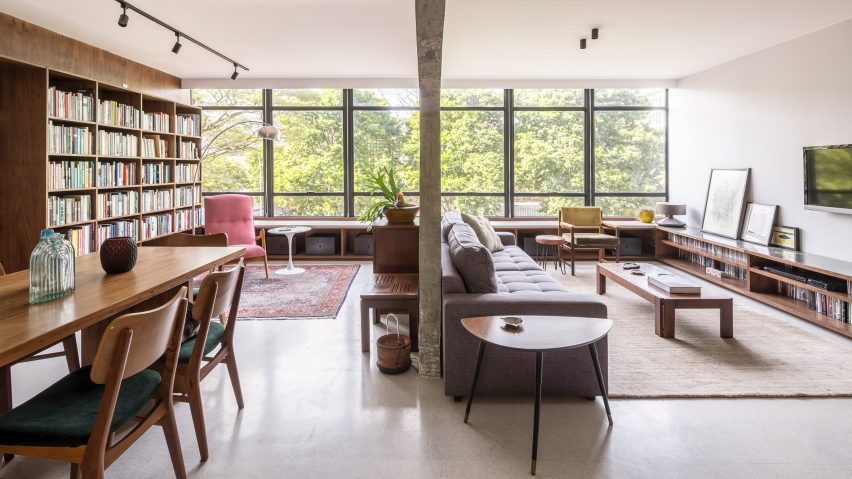 Modernist apartment in Brazil