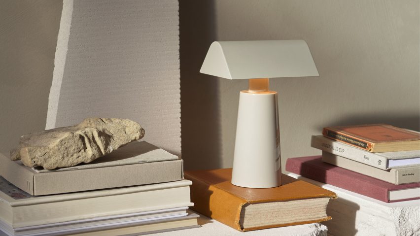 Caret table lamp by Matteo Fogale for &tradition