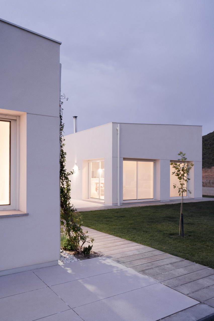 Exterior of Casa Banlusa in Spain