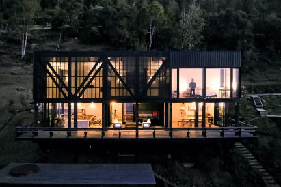 Aluminium facade
