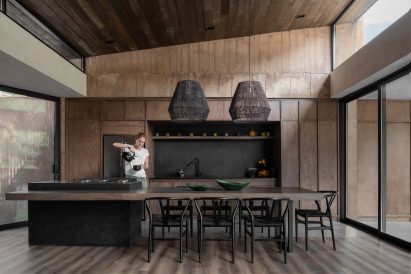 The interior of the kitchen of Casa Majalca