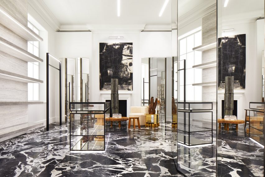 Celine New Bond Street store by Hedi Slimane