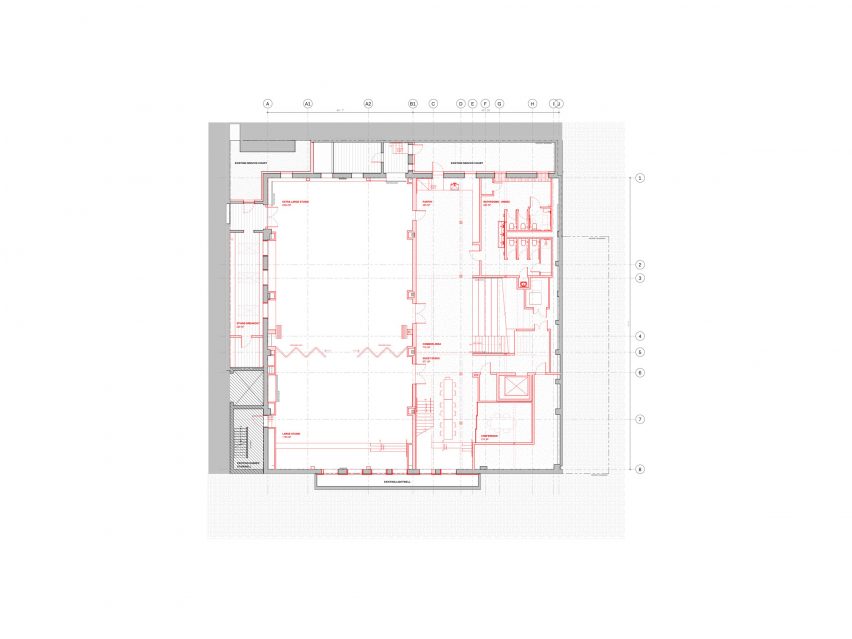 Cellar floor plan