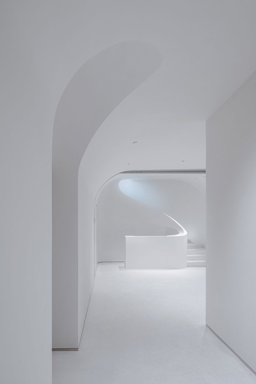 Light inside Chamber Church in Qingdao