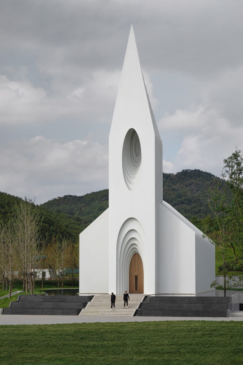 White church in Qingdao