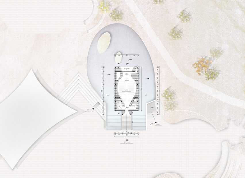 Plan for Chamber Church by Buro Ziyu Zhuang
