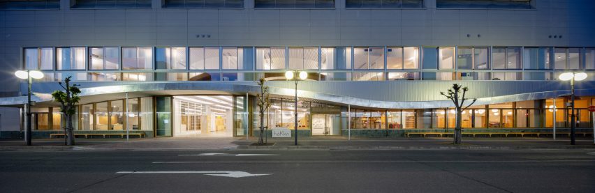 Wavy eave on exterior of childcare centre