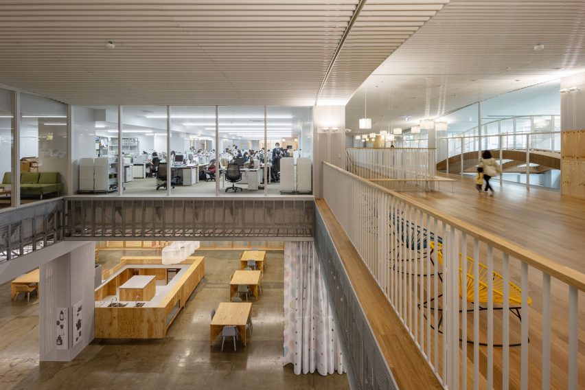 Health and childcare centre in Kitakami by Unemori Architects and Teco Architects