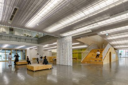 Inside healthcare centre in Japan