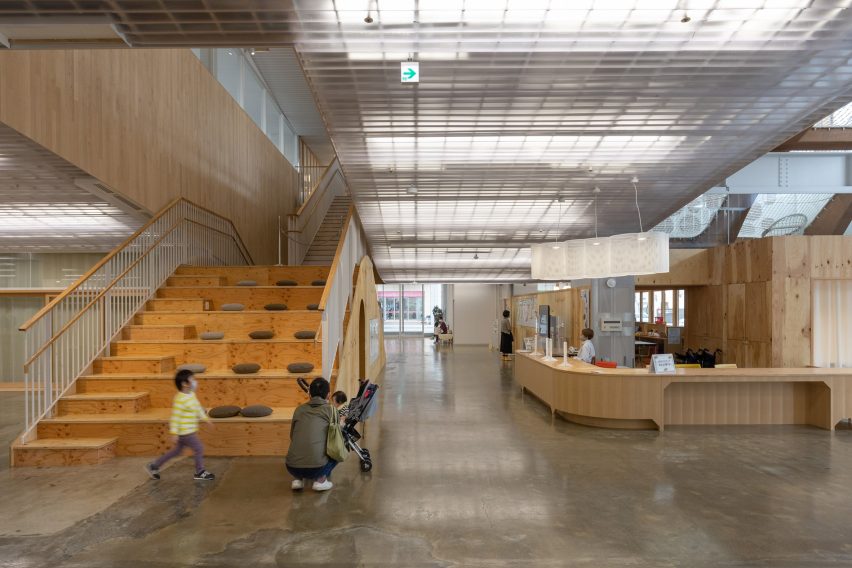 Health and childcare centre in Kitakami