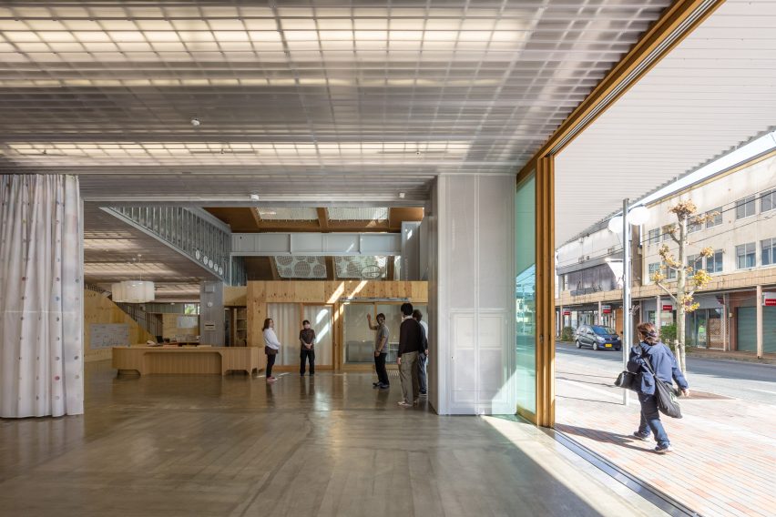 Interior of Kitakami health and childcare centre
