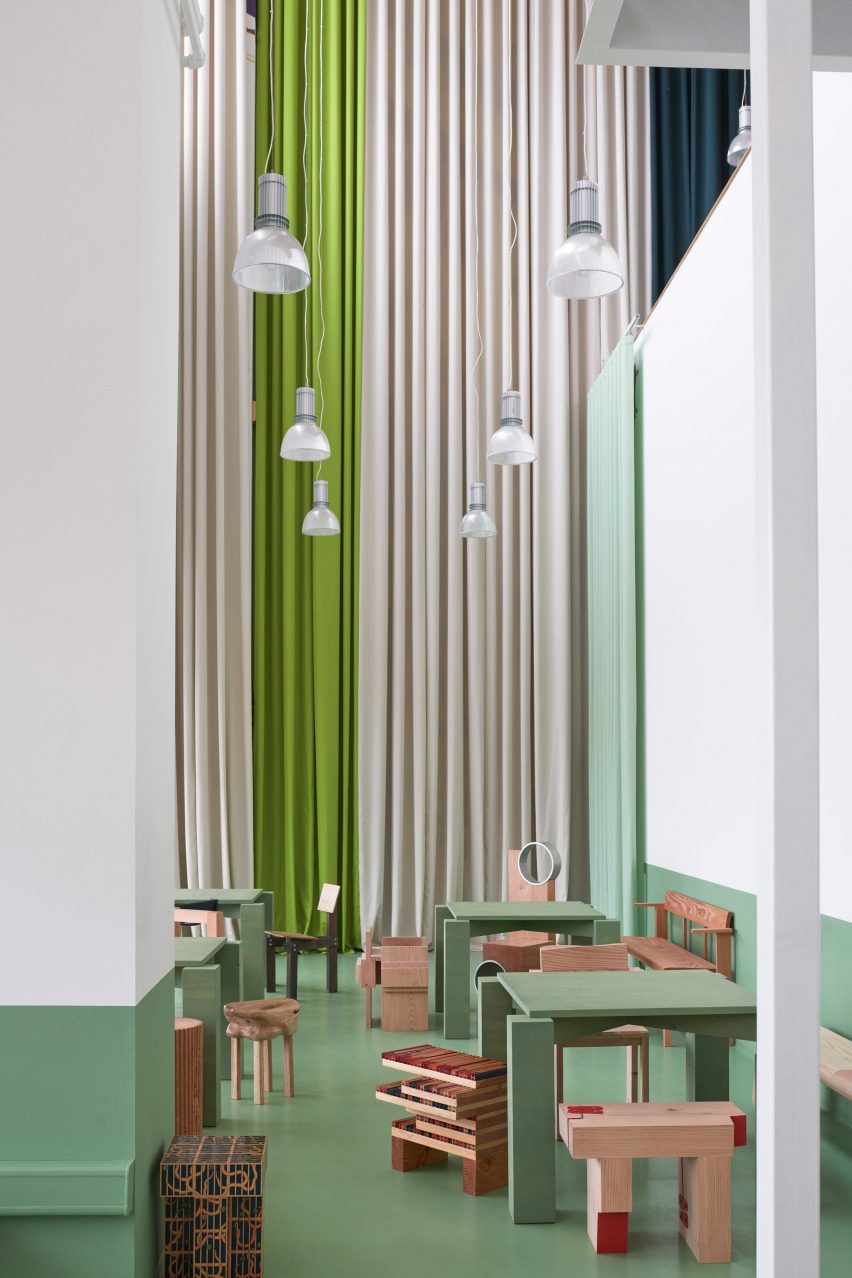 Interior of Connie-Connie cafe