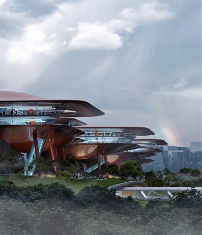Render of Cuntan International Cruise Centre