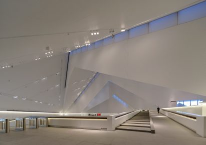 White gallery space