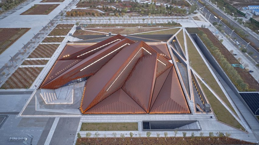 Aerial view of Datong Art Museum