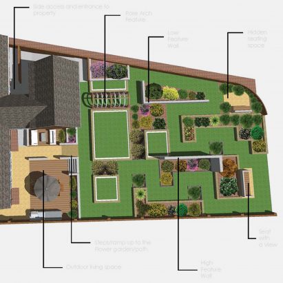 Student project from Design for Outdoor Living at Nation Design Academy