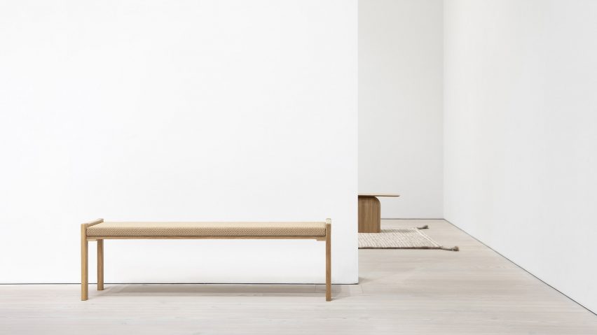Detalji bench by Jenni Roininen for Nikari