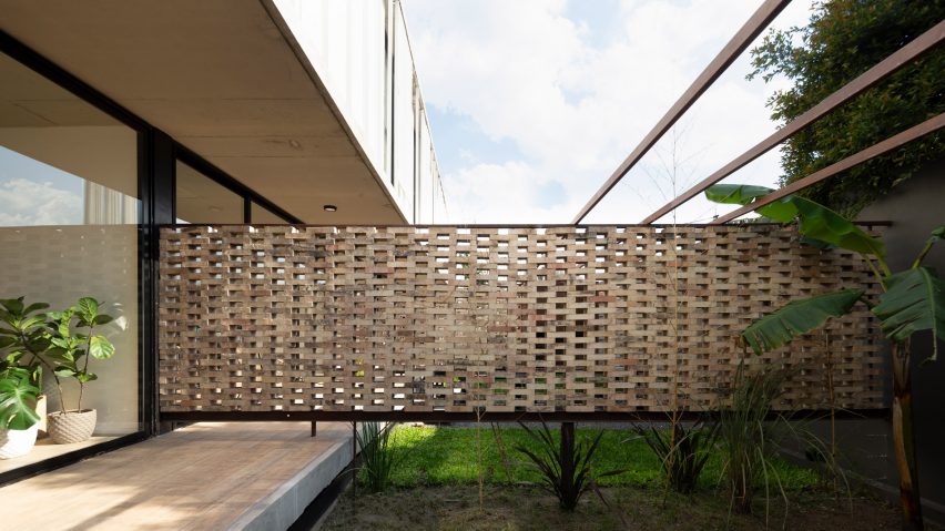 Brick wall in Buenos Aires house