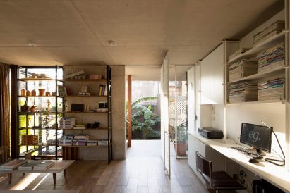 Open-concept living space
