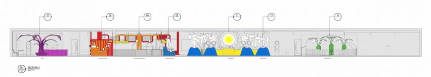 The Family Kitchen section plan