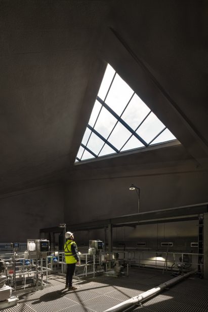 Triangular skylight