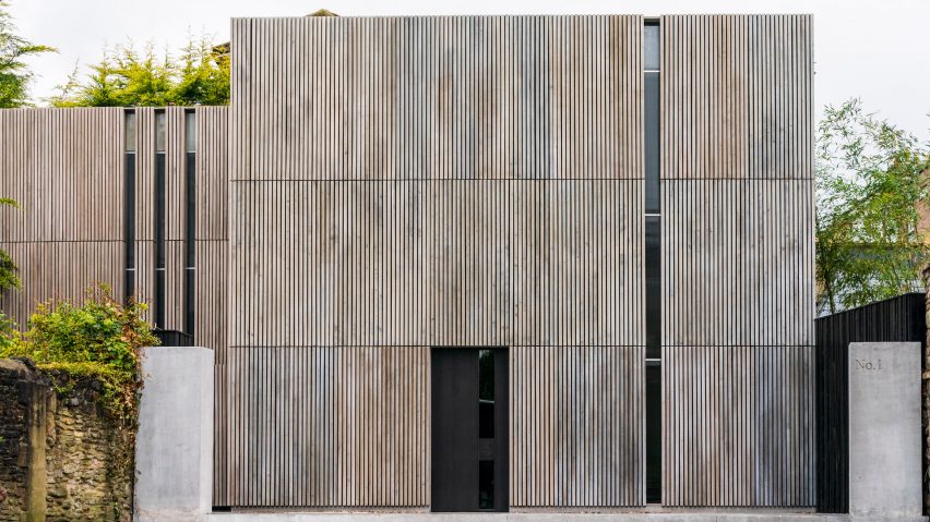 The exterior facade of One Folgate Street house