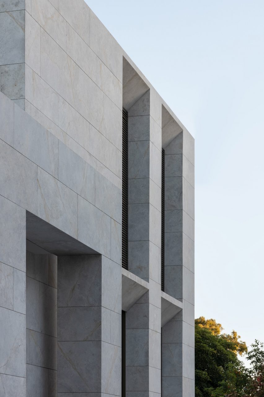 Marble-clad house in Melbourne