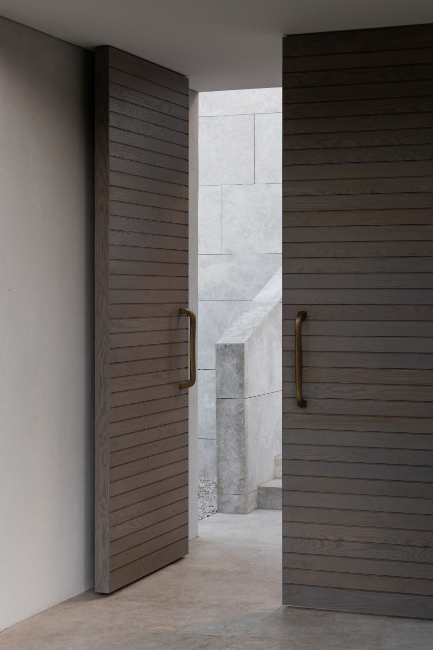 Entrance to Grange Residence