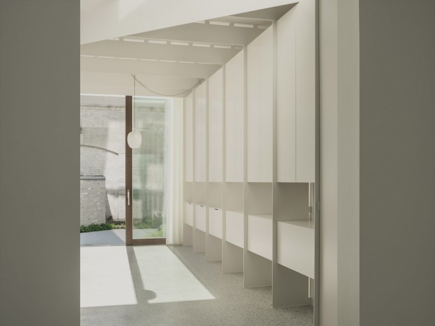 House C-DF is a Belgian home that was designed by Graux and Baeyens