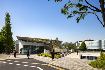 Exterior of Tokyo Tech student hub 